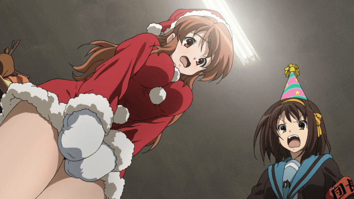 And maybe perv on Mikuru while he's at it.